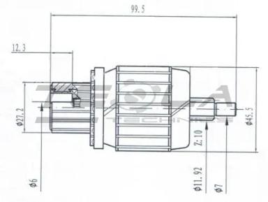 Ротор стартера TT71698