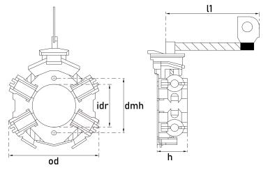 Щеткодержатель Marelli BH 542 944 44 TT51139 PRO